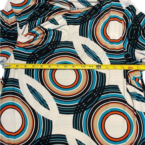 LIZ CLAIBORNE Petite retro long sleeve dress. Size PL. - Picture 6 of 6